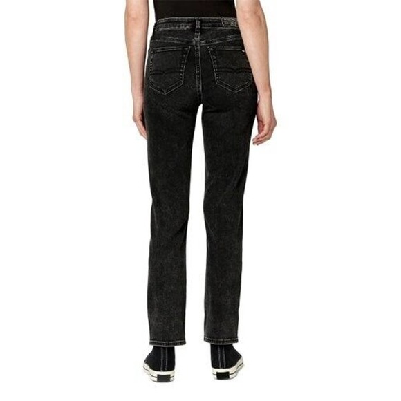 Buffalo David Bitton | Black Jayden High-Rise Straight-Cut Jeans - Women Size 29 - Picture 2 of 10